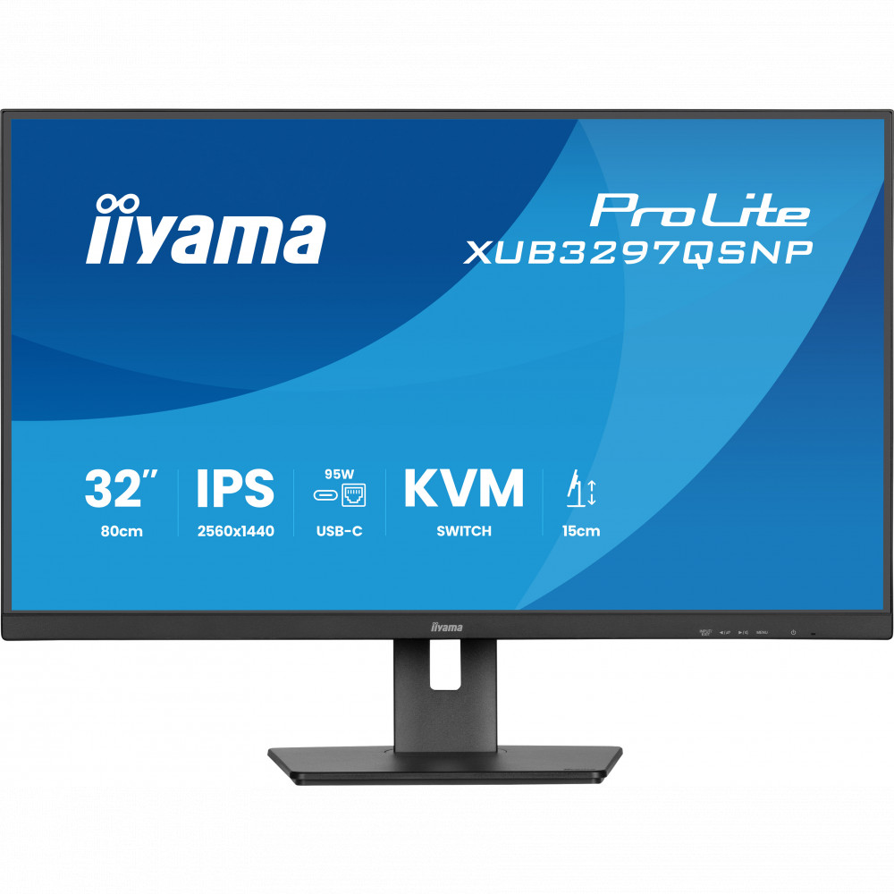 Монитор IIYAMA XUB3297QSNP-B1 32 ", IPS, Quad HD 2560x1440 (16:9), 100 Гц — фото товара