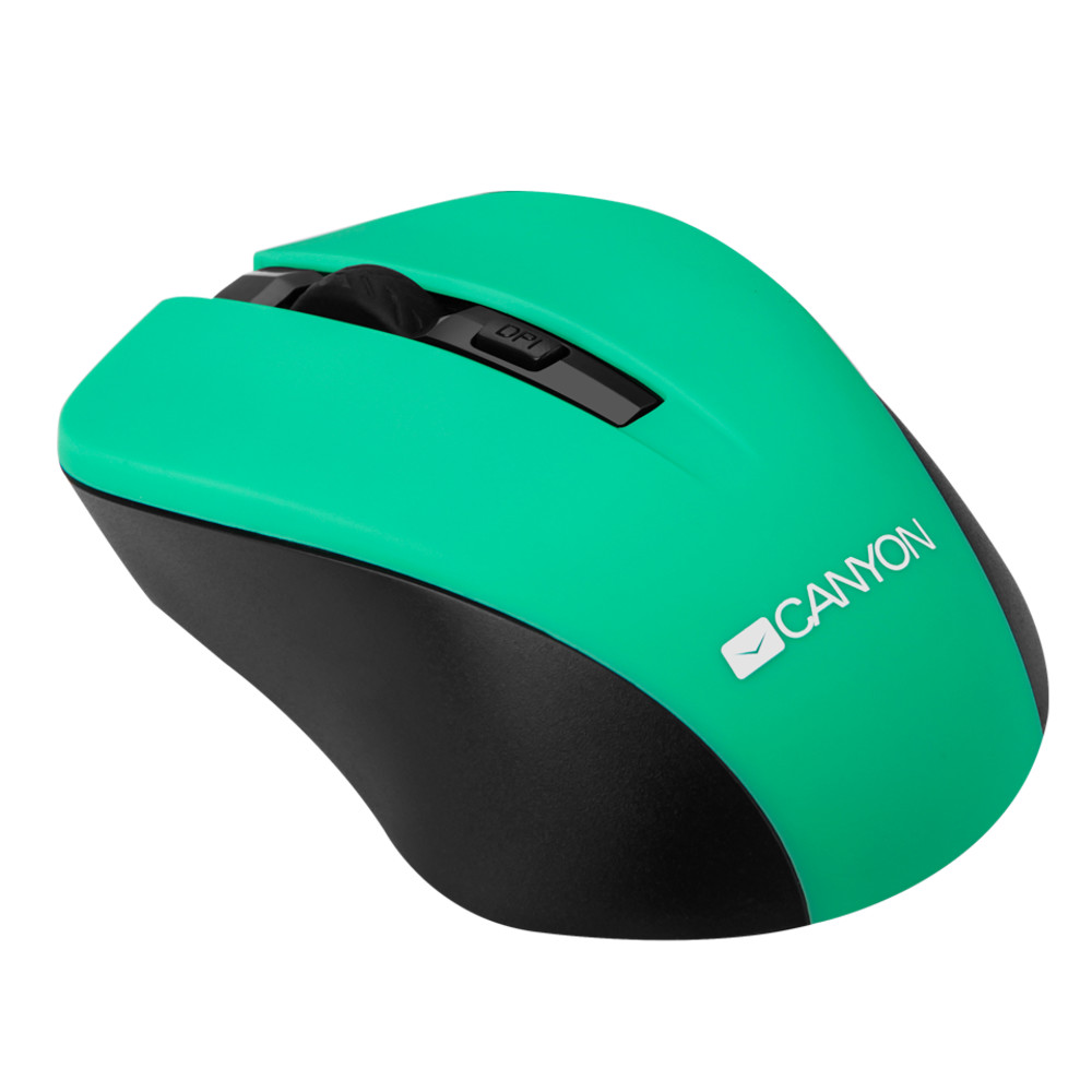 Мышь Canyon CNE-CMSW1GR - Green Бюджетные, Беспроводная - миниатюра 2