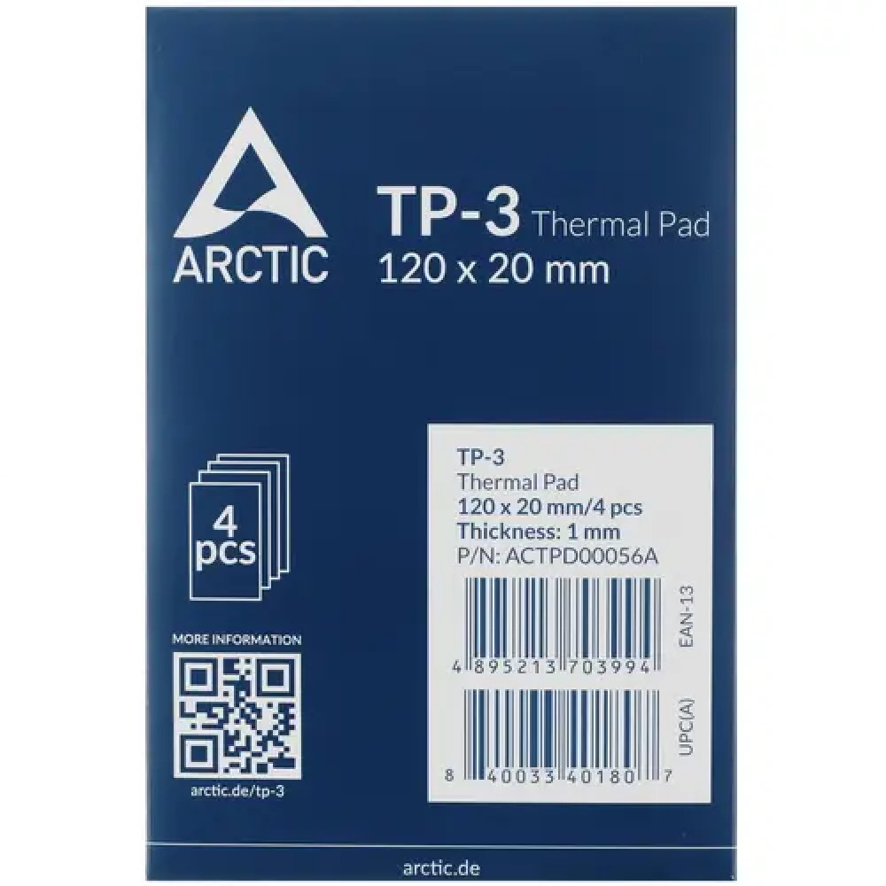 Система охлаждения ARCTIC Thermal Pad TP-3 ACTPD00056A Термопрокладка - миниатюра 3