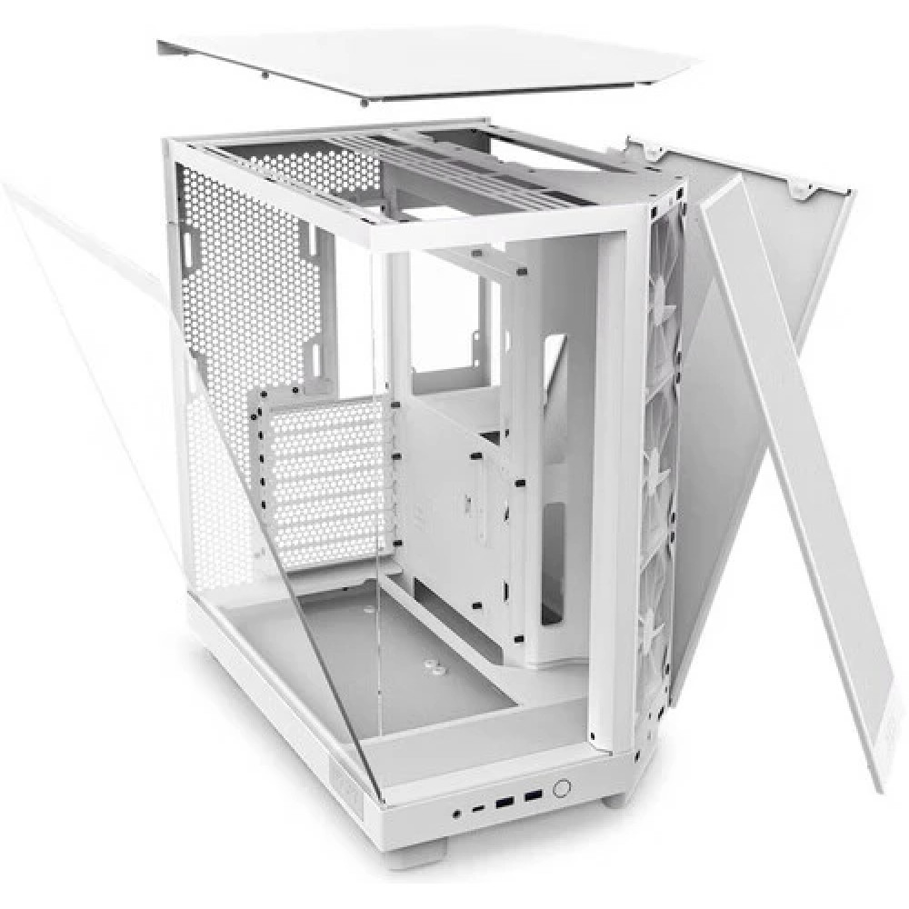Корпус NZXT H6 Flow White CC-H61FW-01 Mid-Tower - миниатюра 5
