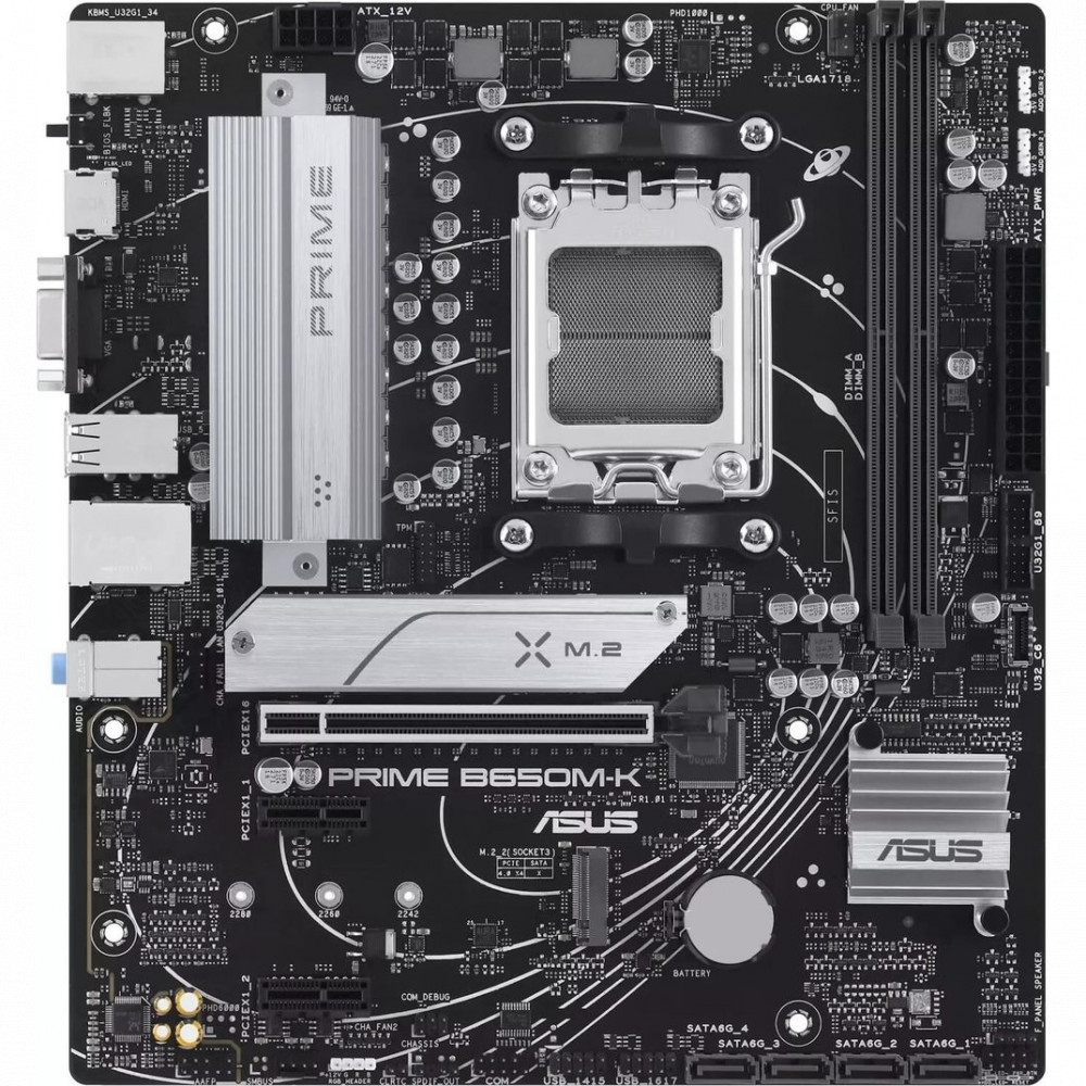 Материнская плата Asus PRIME B650M-K 90MB1F60-M0EAY0 Micro-ATX, AMD AM5 — фото товара