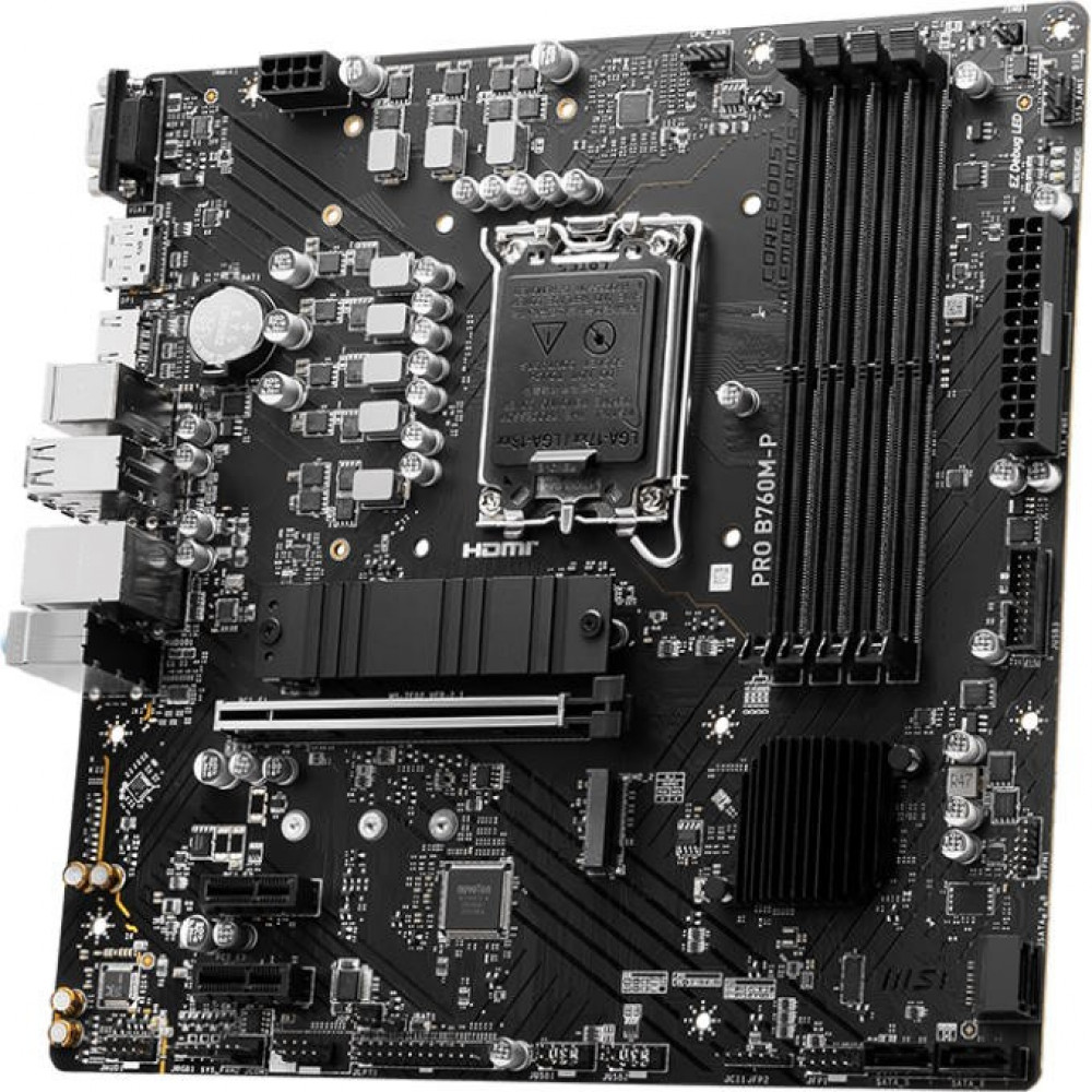Материнская плата MSI PRO B760M-P Micro-ATX, LGA 1700 - миниатюра 3