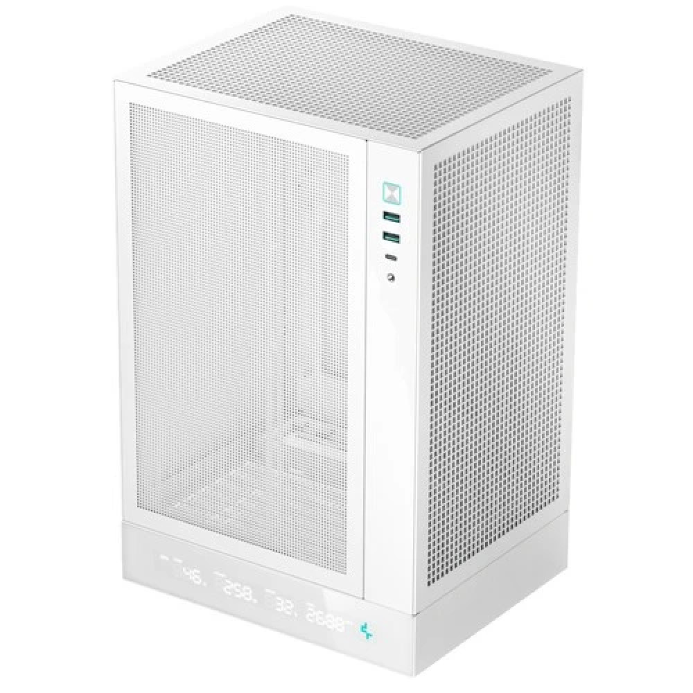 Корпус Deepcool CH170 Digital Белый R-CH170-WHNPI0D-G-1 Mini-Tower — фото товара