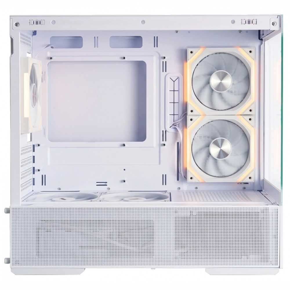 Корпус 1STPLAYER CV6 ARGB CV6-WH-2FAR-W-2FH7R-W-1FH7-W Mini-Tower - миниатюра 2