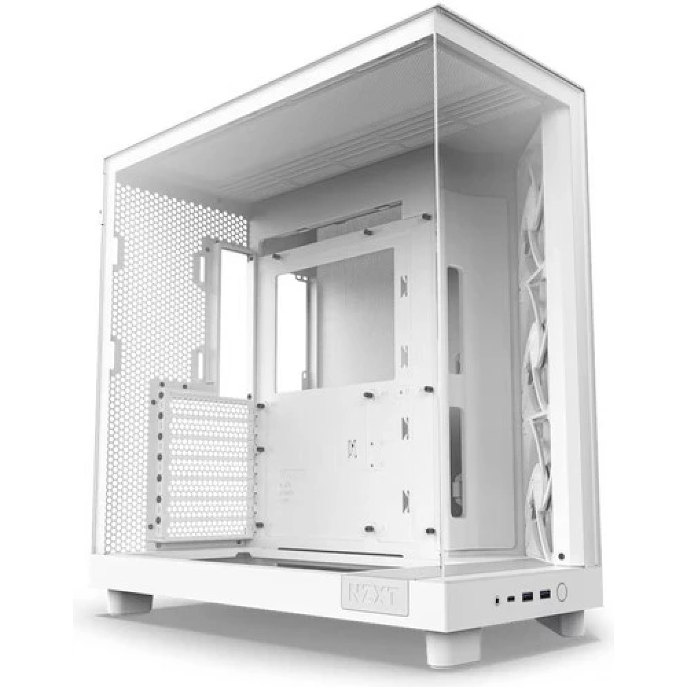 Корпус NZXT H6 Flow White CC-H61FW-01 Mid-Tower — фото товара