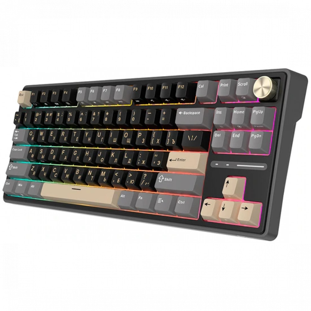 Клавиатура Royal Kludge R87 Pro Phantom (Cream Switch) 6977576550731 Проводная, USB - миниатюра 3