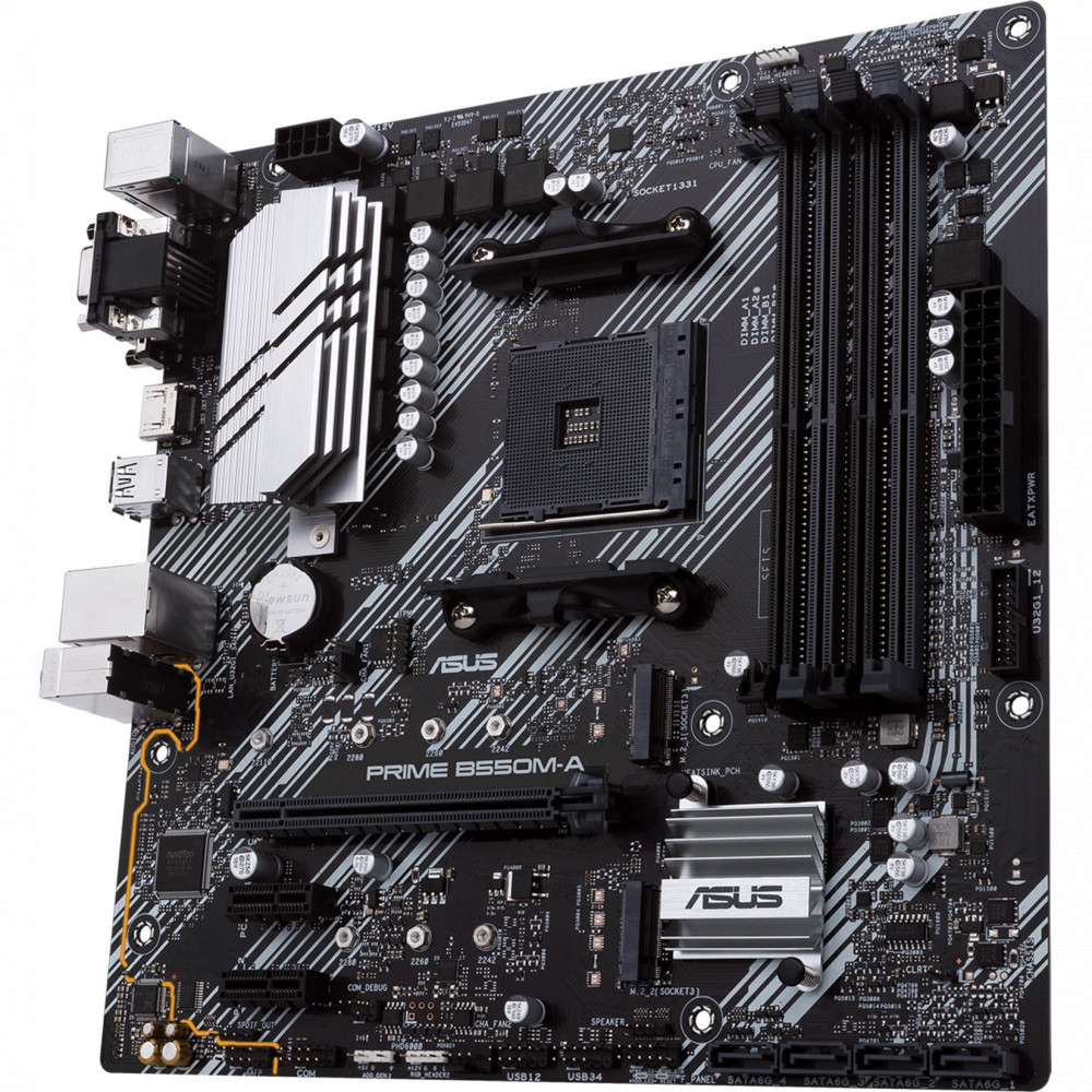 Материнская плата Asus PRIME B550M-A 90MB14I0-M0EAY0 Micro-ATX, AMD AM4 - миниатюра 3
