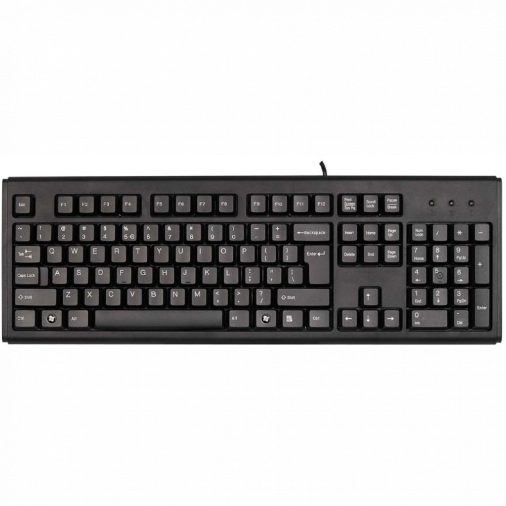 Клавиатура A4Tech KR-83 BLACK Проводная, USB — фото товара