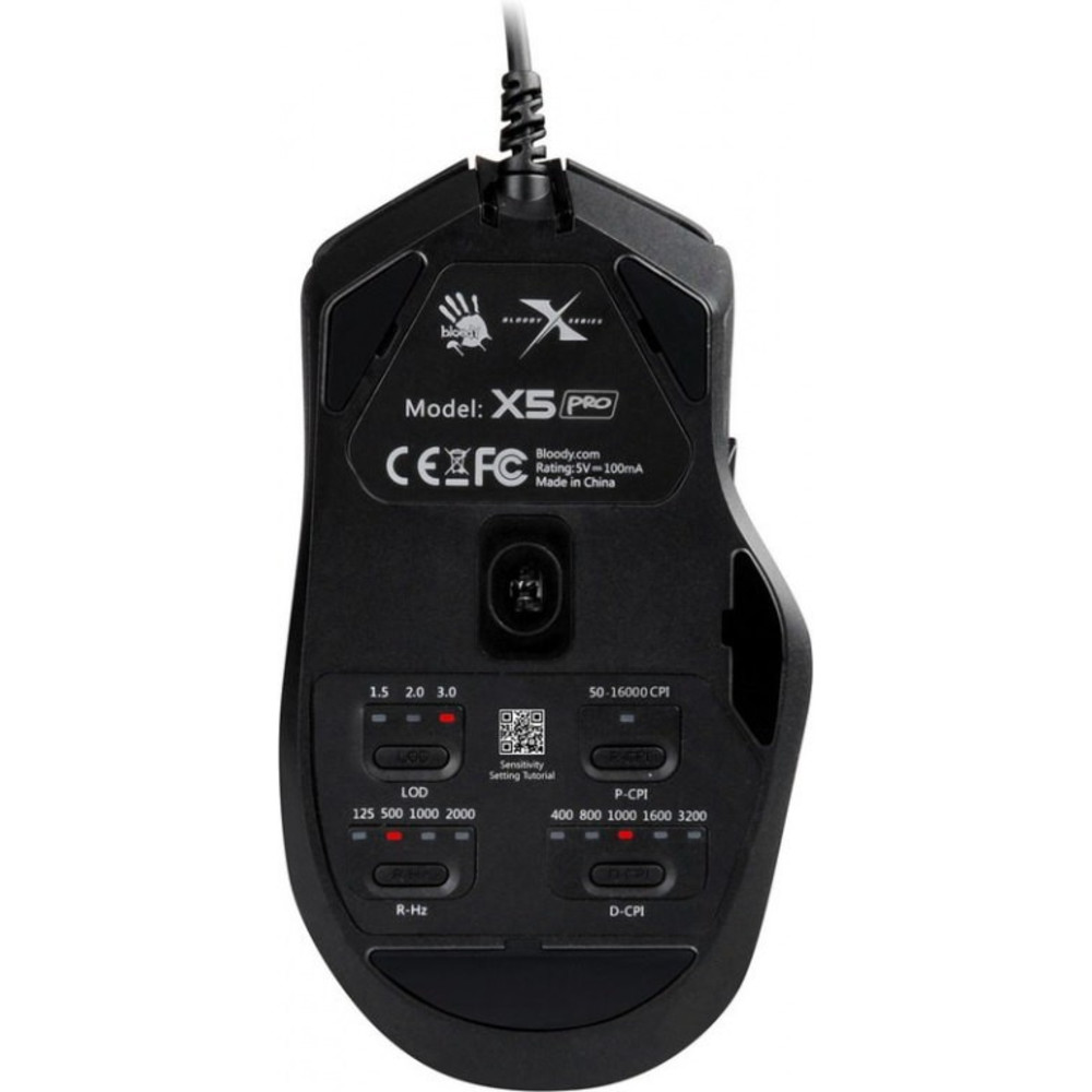 Мышь A4Tech Bloody X5 PRO RGB Игровые, Проводная - миниатюра 3