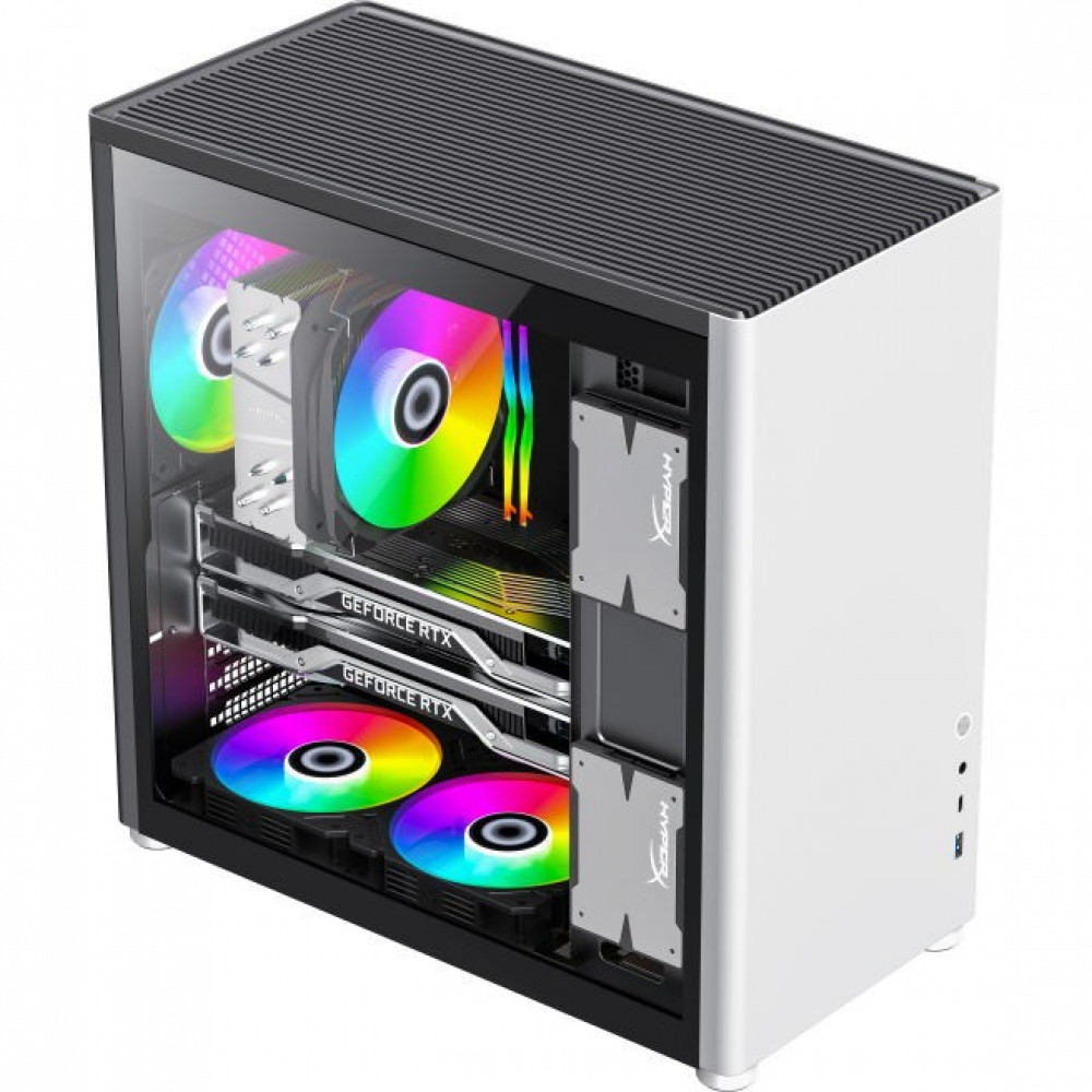 Корпус GameMax SPARK PRO WHITE BLACK 12920100014 Mid-Tower — фото товара