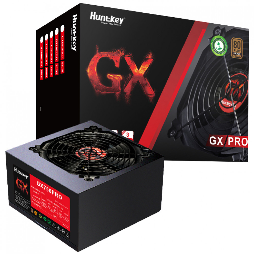 Блок питания Huntkey GX 750PRO P28-850170000R 750 Вт - миниатюра 3