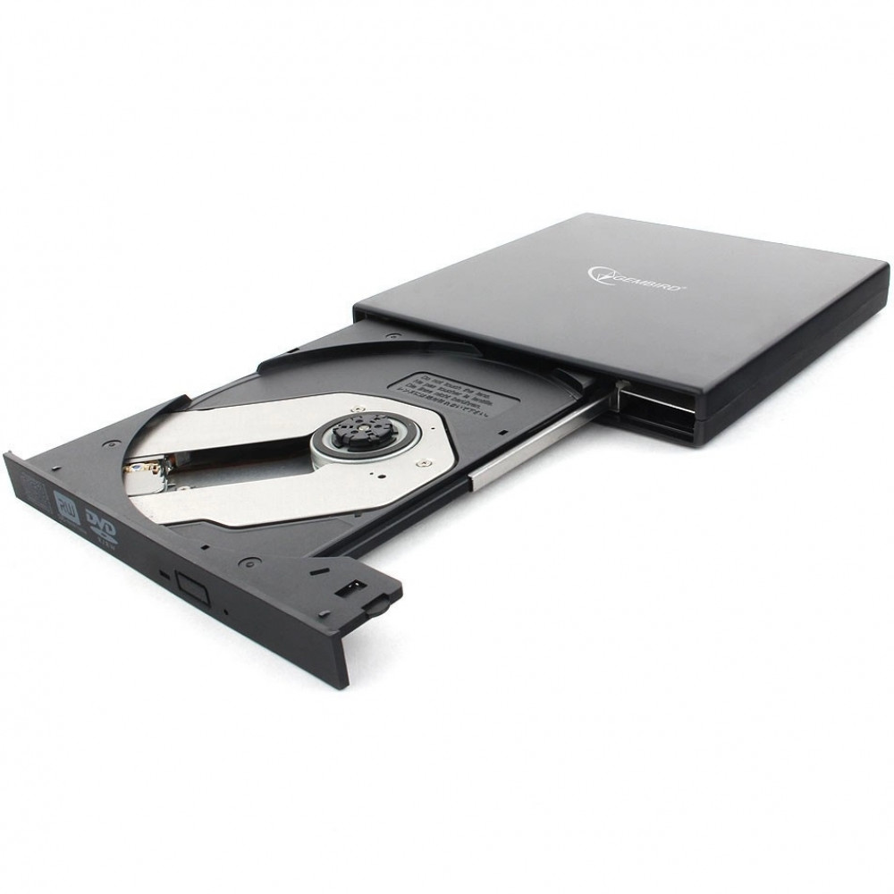 Оптический привод Gembird Внешний DVD-привод DVD-USB-02 - миниатюра 3