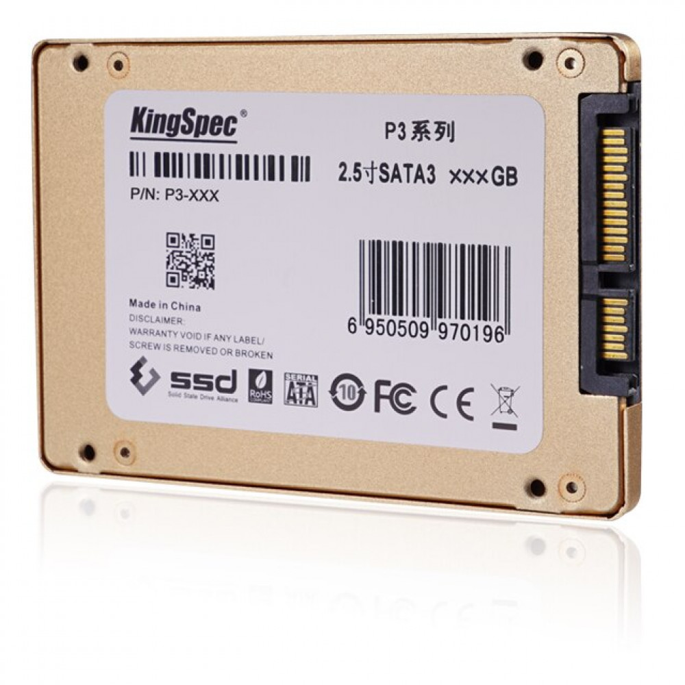 Жесткий диск KingSpec P4-480 SSD (твердотельные), 480 ГБ, 2.5 дюйма, SATA — фото товара
