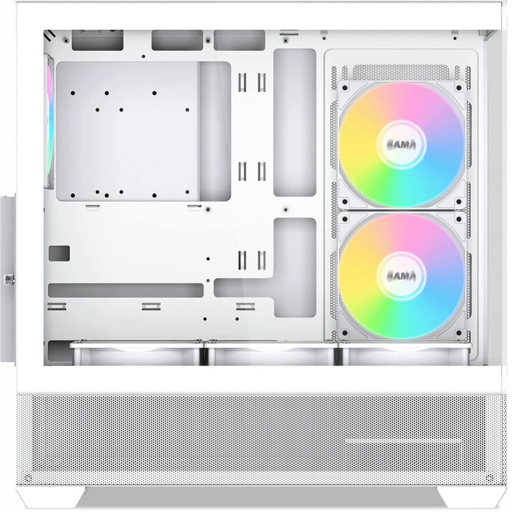 Корпус Sama V40 White V40-WHADA6X1-GL Mid-Tower - миниатюра 3
