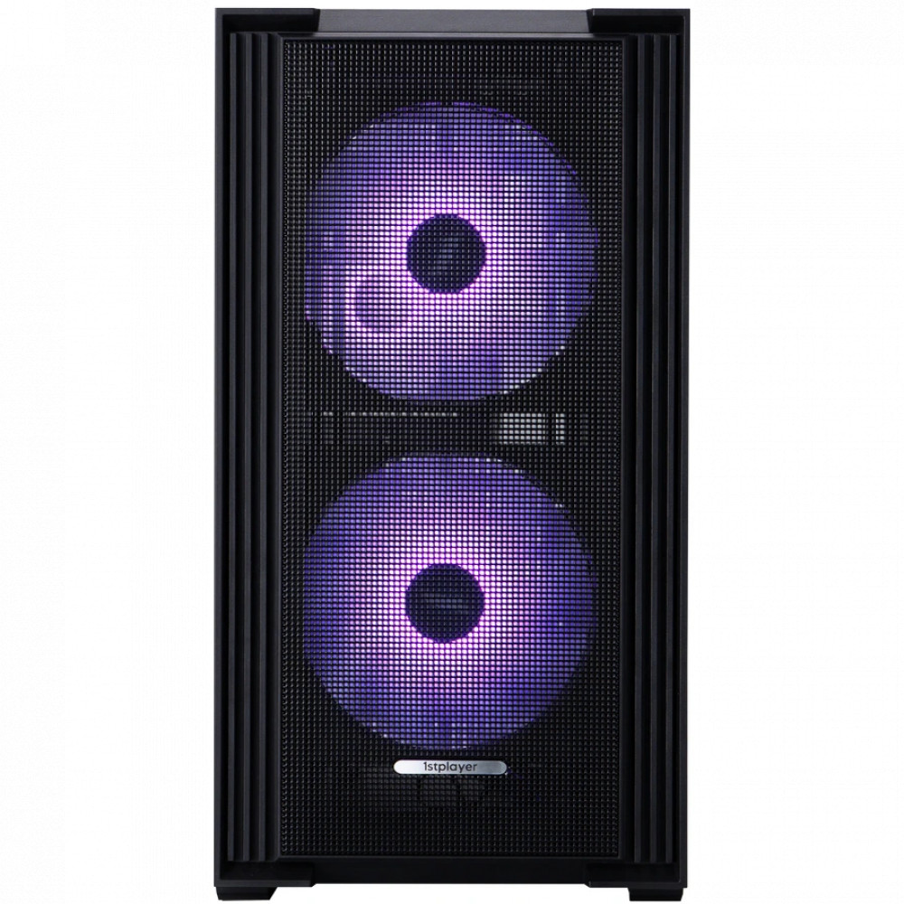 Корпус 1STPLAYER AU6 ARGB Black AU6-BK-2FA7-14-2FA7R-1FA7 Mini-Tower - миниатюра 2