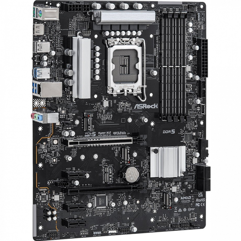 Материнская плата ASRock Z690 PHANTOM GAMING 4/D5 ATX, LGA 1700 — фото товара