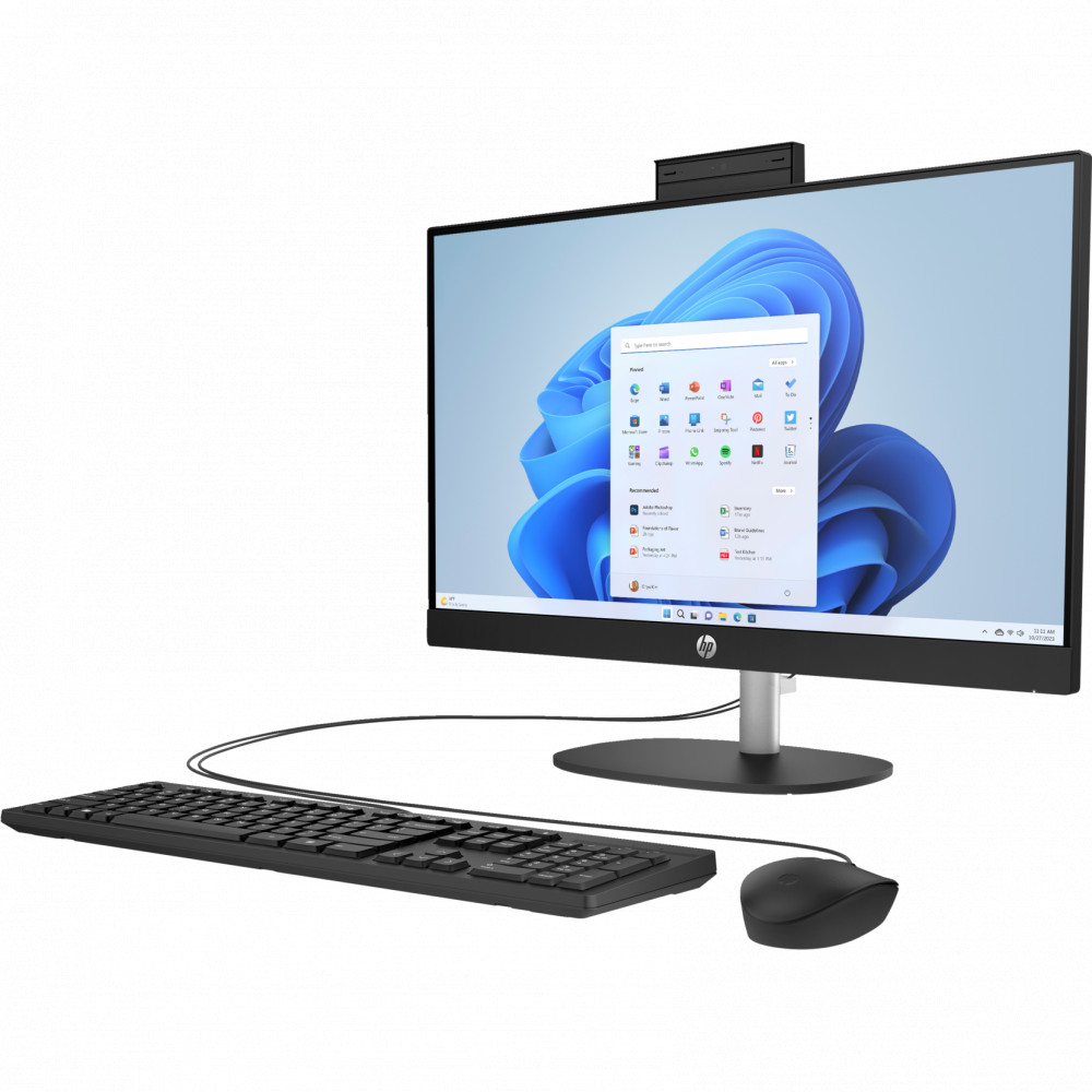 Моноблок HP All-in-One 24-cr0061ci 7Y0C3EA 23.8, Intel, N-series, N200 - миниатюра 3