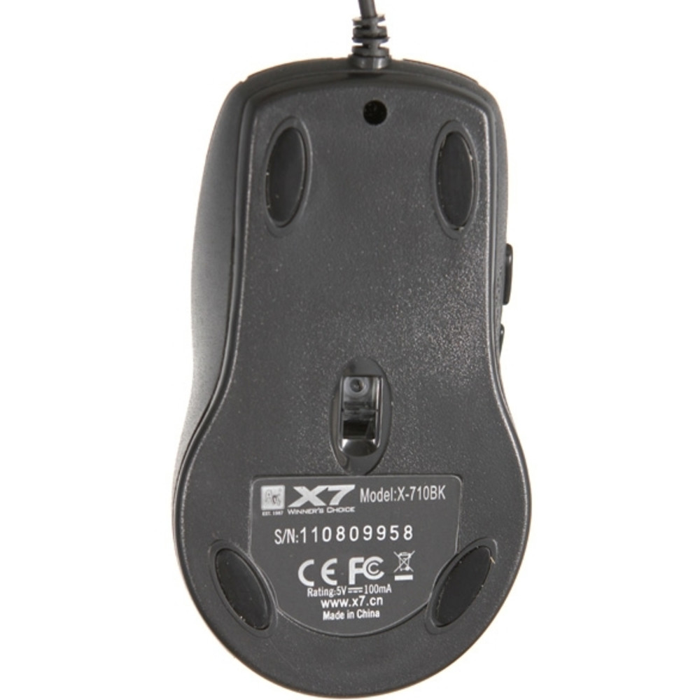 Мышь A4Tech X-710BK USB Игровые, Проводная - миниатюра 2