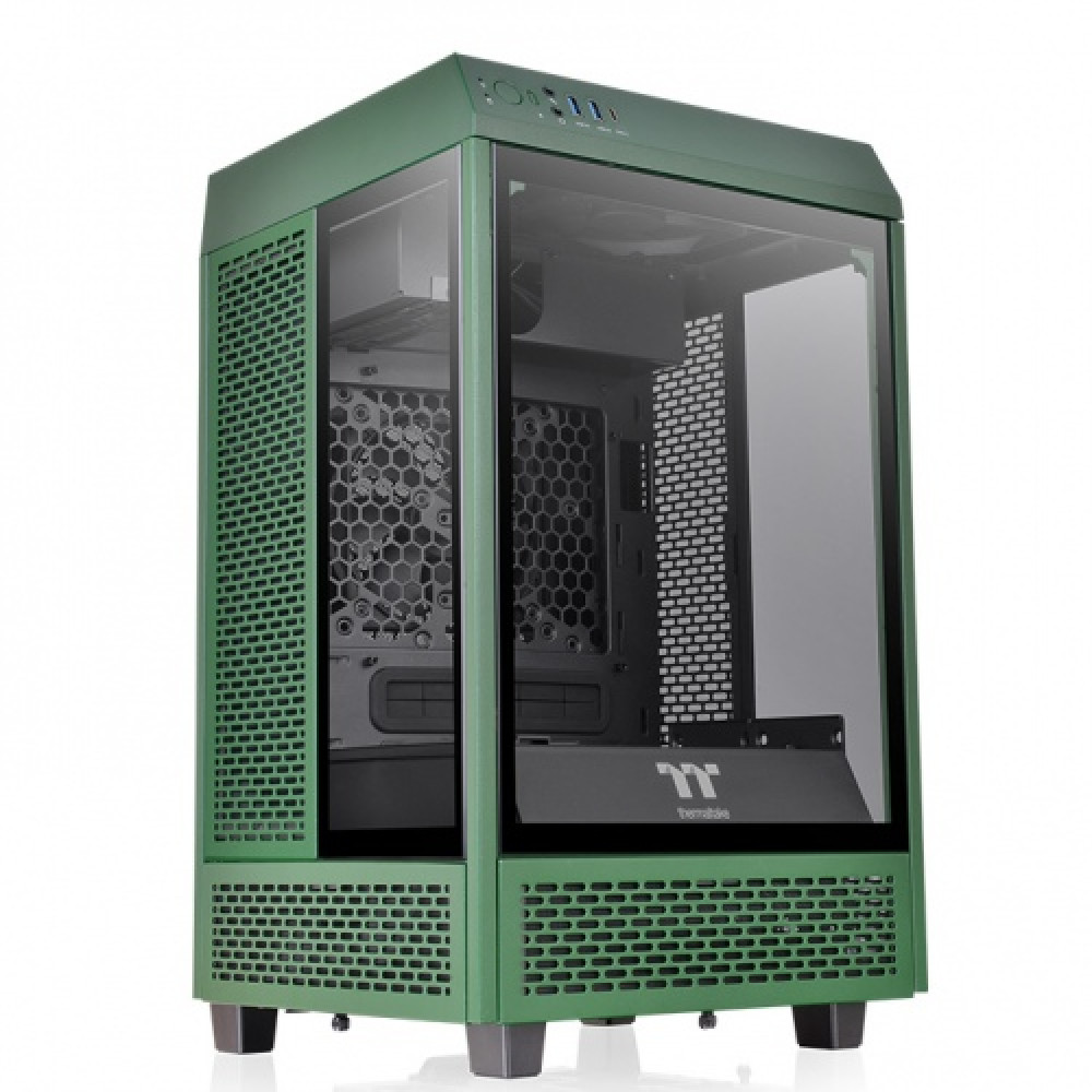 Корпус Thermaltake The Tower 100 Racing Green CA-1R3-00SCWN-00 Mini-Tower — фото товара