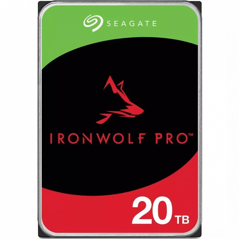 Жесткий диск Seagate 20Tb SATA-III IronWolf Pro (ST20000NT001) HDD (классические), 20 ТБ, 3.5 дюйма, SATA — фото товара