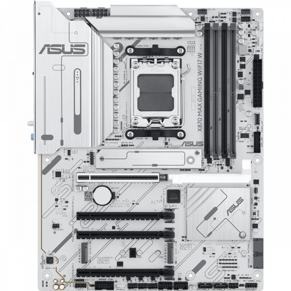 Материнская плата Asus X870 MAX GAMING WIFI7 W ATX, AMD AM5 — фото товара