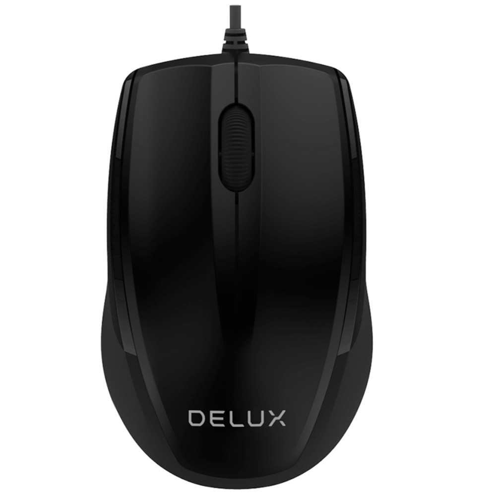 Мышь Deluxe Delux DLM-321OUB Black Бюджетные, Проводная — фото товара