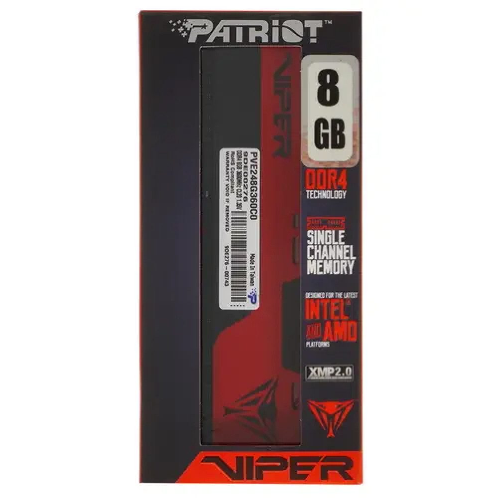 ОЗУ Patriot Viper Elite ll PVE248G360C0 DIMM, DDR4, 8 Гб, 3600 МГц - миниатюра 4
