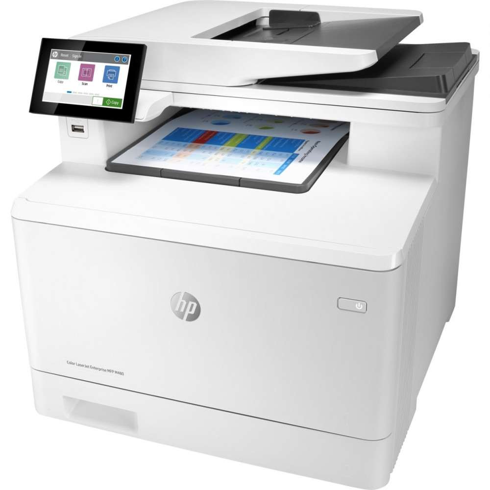 МФУ HP Color LaserJet Enterprise M480F 3QA55A А4, Лазерный, Цветная - миниатюра 3