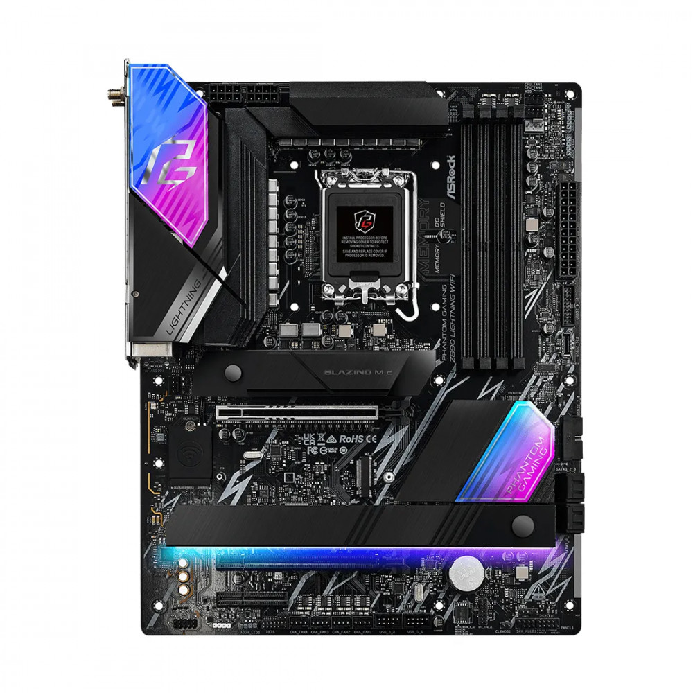 Материнская плата ASRock Z890 LIGHTNING WIFI ATX, LGA 1851 — фото товара