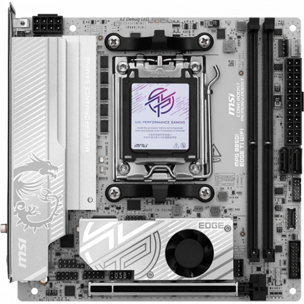 Материнская плата MSI MPG B850I EDGE TI WIFI Mini-ITX, AMD AM5 — фото товара