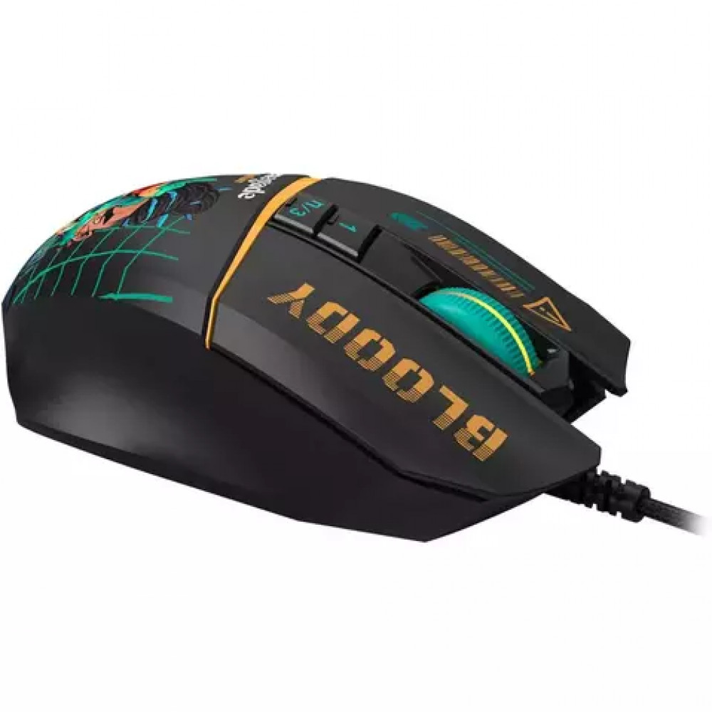 Мышь Bloody W63Max Renegade Black Midnight Игровые, Проводная - миниатюра 2