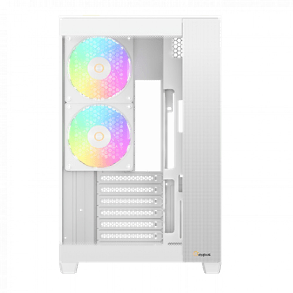 Корпус Ocypus Delta C74 WH ARGB Delta-C74-WHD200XX-GL Mid-Tower - миниатюра 2