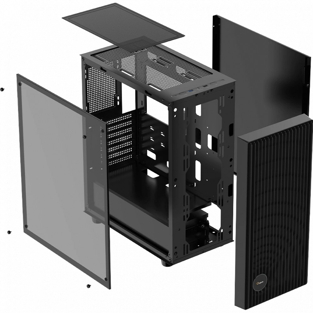 Корпус Ocypus Gamma C70 Black Gamma-C70-BKG000XX-GL Mid-Tower - миниатюра 5