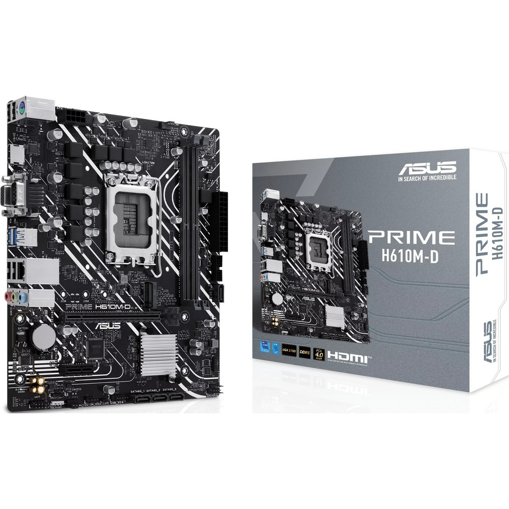 Материнская плата Asus PRIME H610M-D Micro-ATX, LGA 1700 - миниатюра 6