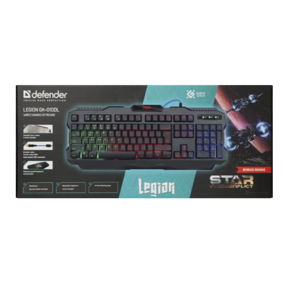 Клавиатура Defender Legion GK-010DL 45010 - миниатюра 2