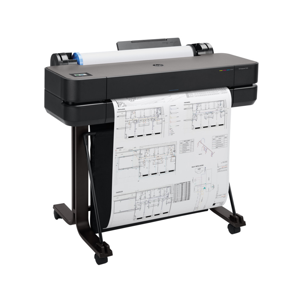Плоттер HP Designjet T630 24-in 5HB09A Цветной, Струйная, A1+ (24 дюйма) (610), 24" — фото товара