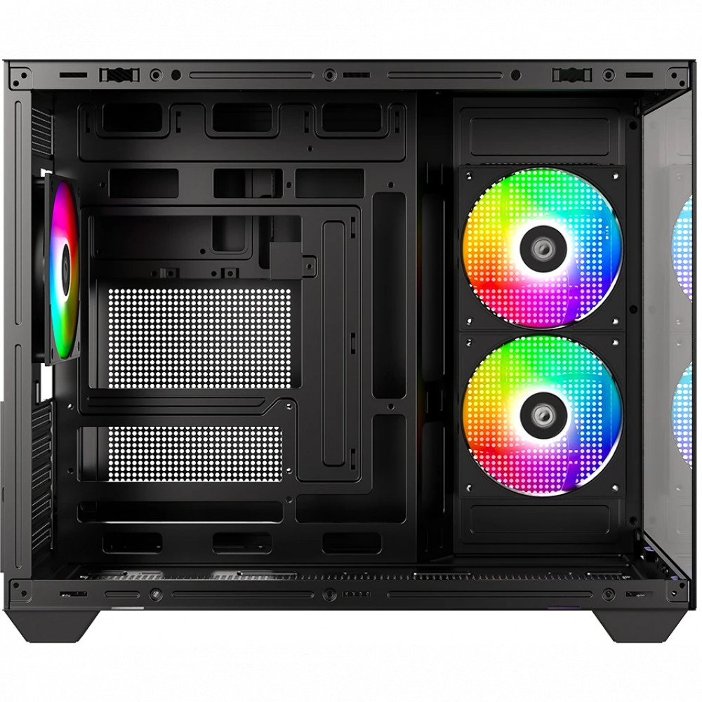 Корпус ID-Cooling VIEW 500 ARGB Black Mini-Tower - миниатюра 3