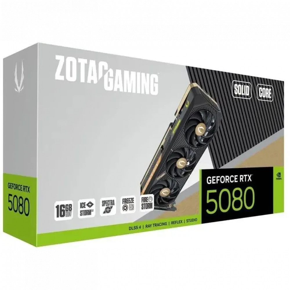 Видеокарта Zotac GeForce RTX 5080 RTX 5080 SOLID CORE 16ГБ ZT-B50800D2-10P 16 ГБ - миниатюра 5