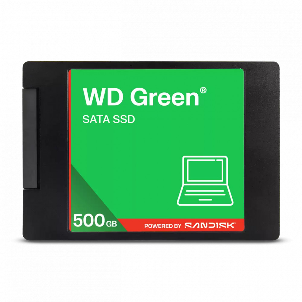 Жесткий диск Western Digital Green WDS500G5G0A SSD (твердотельные), 500 ГБ, 2.5 дюйма, SATA — фото товара