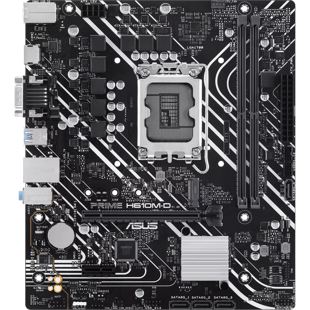 Материнская плата Asus PRIME H610M-D Micro-ATX, LGA 1700 - миниатюра 2