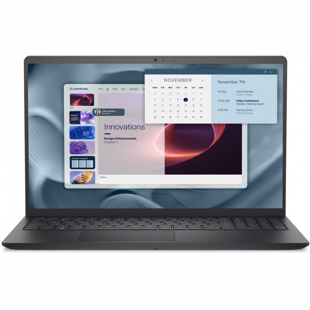 Ноутбук Dell Pro 15 Essential PV15250 PV15250_RPLU_004_P 15.6 ", FHD 1920x1080 (16:9), Intel, Core i3, 8 Гб, 512 ГБ, Intel UHD Graphics — фото товара