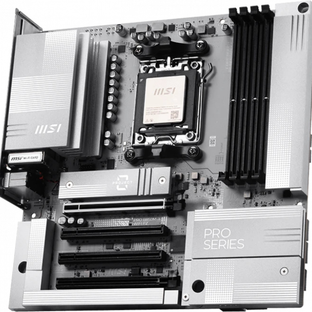 Материнская плата MSI PRO B850M-A WIFI PZ Micro-ATX, AMD AM5 - миниатюра 3