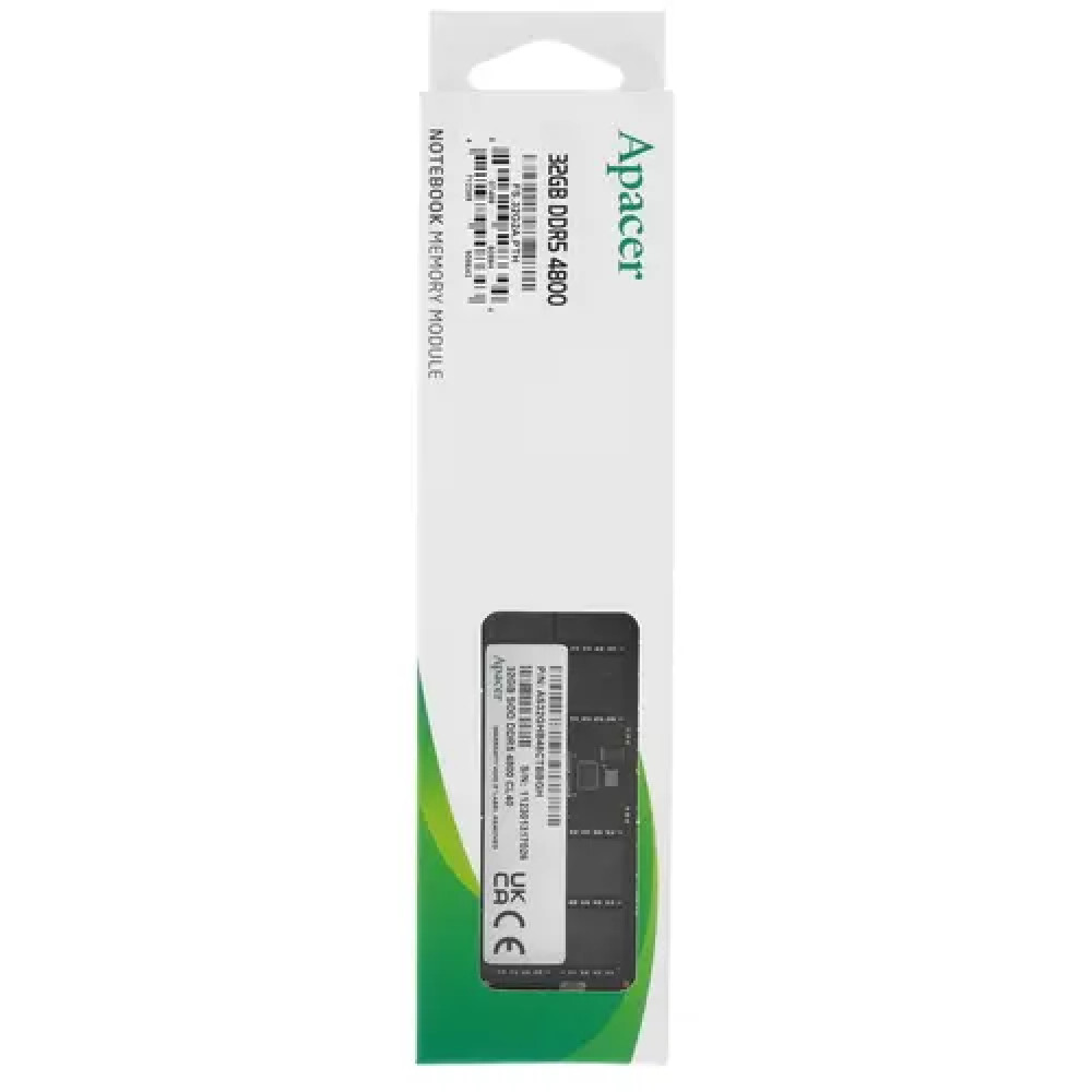 ОЗУ Apacer FS.32G2A.PTH SO-DIMM, DDR5, 32 Гб, 4800 МГц - миниатюра 4