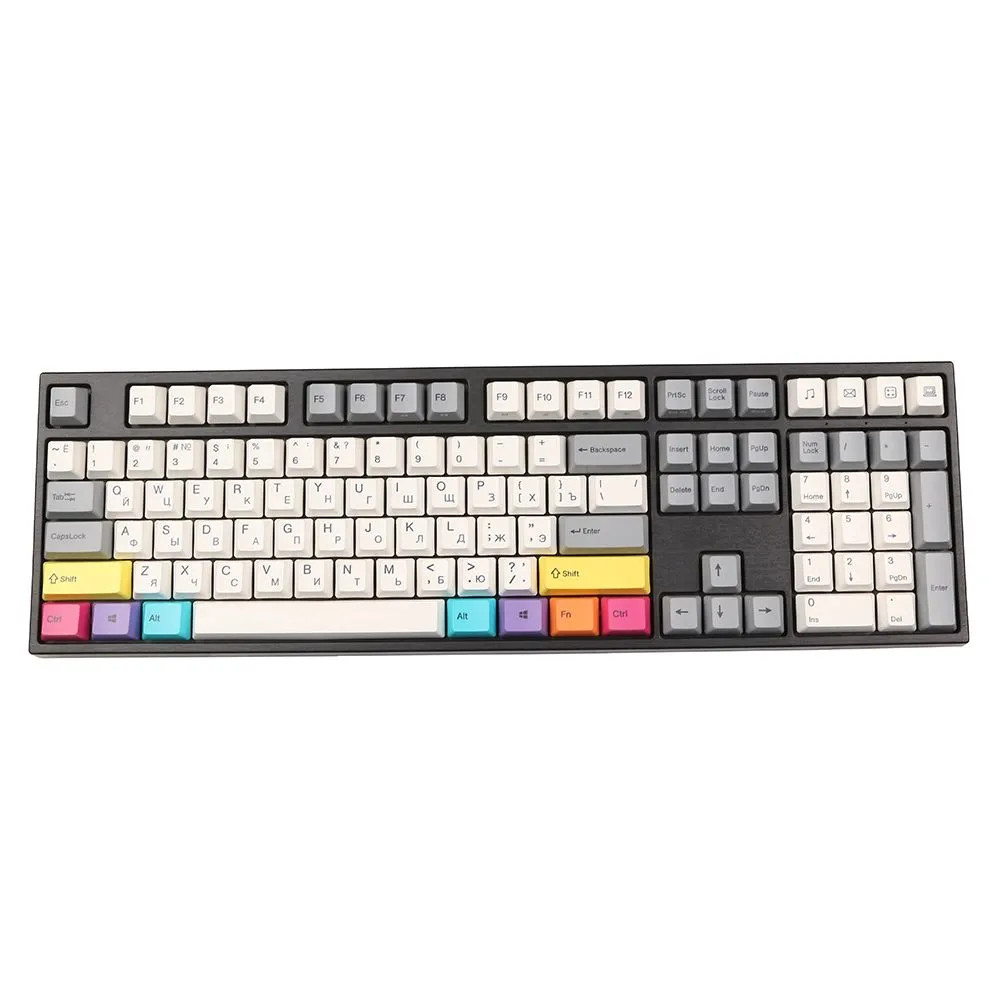 Клавиатура Varmilo CMYK, VPM108, Varmilo EC V2 Sakura, Wired, Gaming, Black, USB 306832 Проводная, USB - миниатюра 2