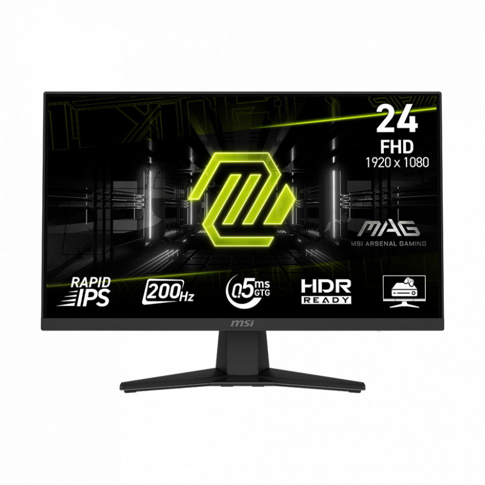 Монитор MSI MAG 244F 9S6-3BC41H-011 23.8 ", IPS, Full HD 1920x1080 (16:9), 200 Гц — фото товара