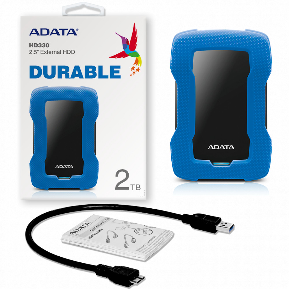 Внешние накопители ADATA HD330 2 ТБ AHD330-2TU31-CBL 2 ТБ - миниатюра 4