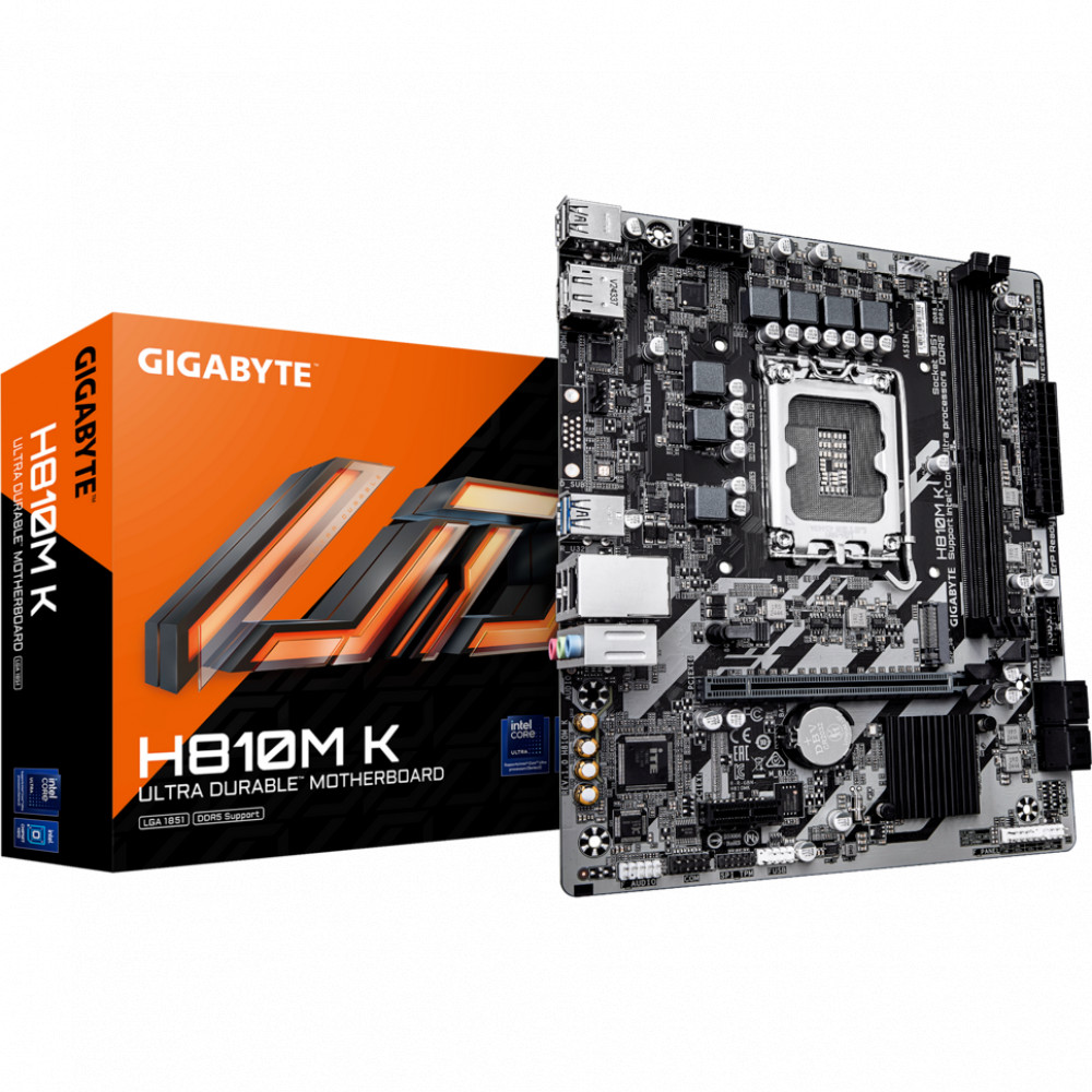 Материнская плата Gigabyte H810M K Micro-ATX, LGA 1851 - миниатюра 4