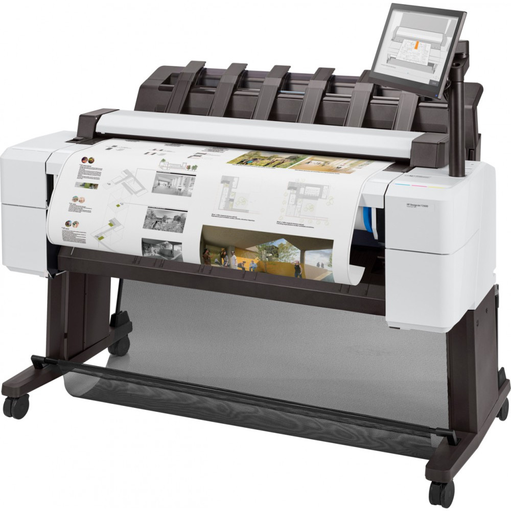 Плоттер HP DesignJet T2600 PostScript 3XB78A Цветной, Струйная, A0+ (36 дюймов) (914), 36" - миниатюра 3