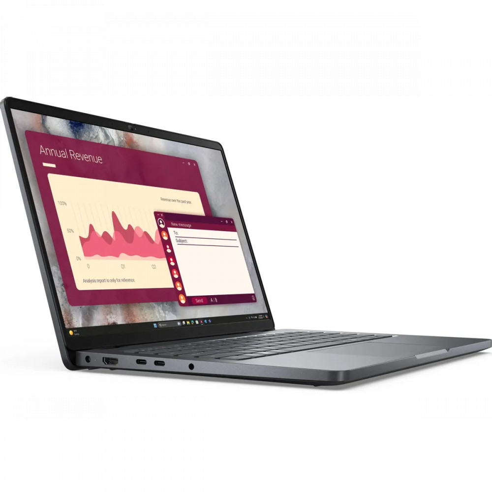 Ноутбук Dell Pro 14 PRO14-7315 14 ", WUXGA 1920x1200 (16:10), Intel, Core Ultra 7, 32 Гб, 1 ТБ, Intel Graphics, Linux — фото товара