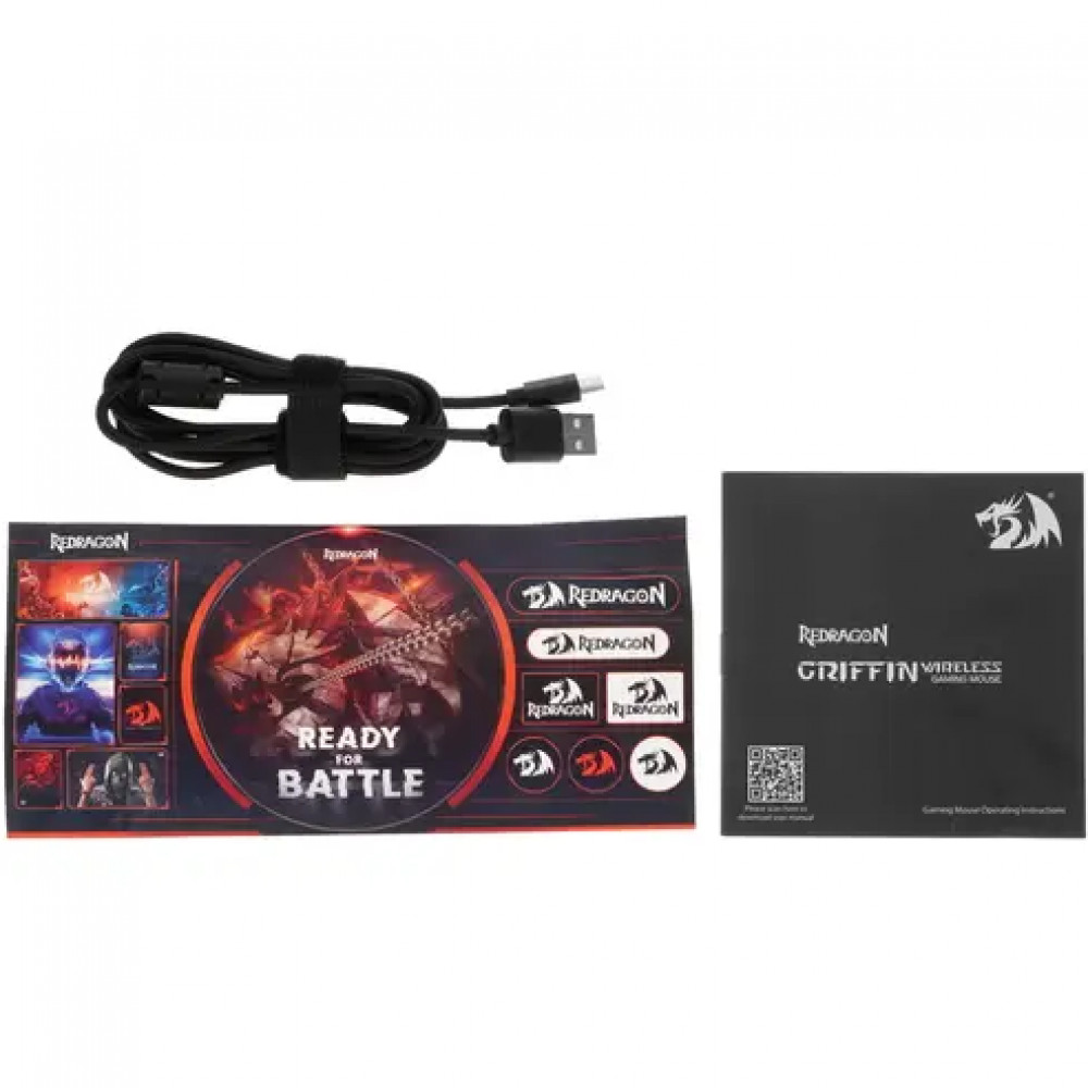 Мышь Redragon Griffin беспроводная RGB 78069 Игровые, Беспроводная - миниатюра 8